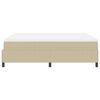 vidaXL Boxspringbed Lichtgrijs en wit. 180 x 200 cm Katoen Stof
