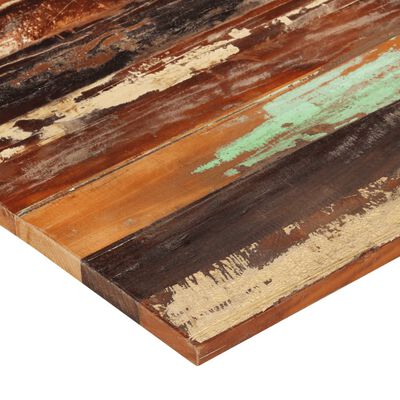 vidaXL Tafelblad rechthoekig 25-27mm 60x120 cm massief gerecycled hout