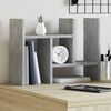 vidaXL Bureau organiser 34,5x15,5x35,5 cm bewerkt hout betongrijs