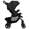 vidaXL Kinderwagen 2-in-1 staal antracietkleurig