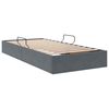 vidaXL Ottoman Bedframe met opslag Donkergrijs 90 x 200 cm Fluweel