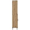 vidaXL Hoge kast Artisan Eiken 69,5 x 32,5 x 180 cm Bewerkt hout
