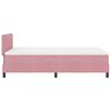vidaXL Boxspringbed met matras Roze 120 x 200 cm Fluweel