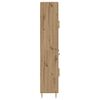 vidaXL Highboard Artisan Eiken 69,5 x 34 x 180 cm Bewerkt hout