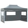 vidaXL Vouwtent met 3 wanden 431x291x315 cm antraciet