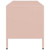 vidaXL Tv-meubel 101,5x39x43,5 cm koudgewalst staal roze