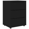 vidaXL Opbergkast Zwart 60 x 48 x 81 cm Bewerkt hout