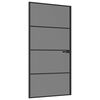 vidaXL Binnendeur 102,5 x 201,5 cm Gelaagd Glas en Aluminium