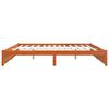 vidaXL Bedframe Wasbruin 140 x 200 cm Massief Vurenhout