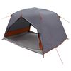 vidaXL Backpacking Tent Grijs en Oranje 2-persoons