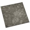 vidaXL Zelfklevende Vloerplanken Zwart en Grijs 30,5 x 30,5 cm 20 st