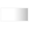 vidaXL Badkamerspiegel LED 80x8,5x37 cm acryl wit