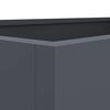 vidaXL Plantenbak 62x30x29 cm staal antracietkleurig