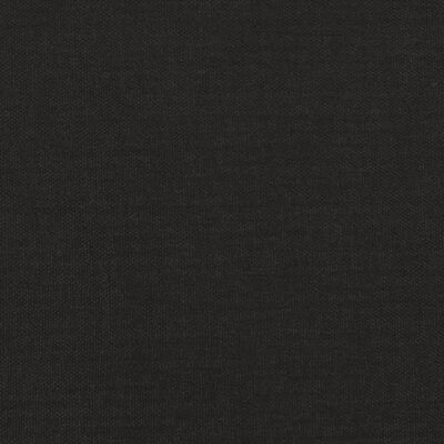 vidaXL Tweezitsbank 140 cm stof zwart