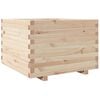 vidaXL Plantenbak 70x70x49,5 cm massief grenenhout