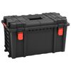 vidaXL Flightcase draagbaar 57x35x32,5 cm PP zwart