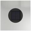 vidaXL Solar LED Pad Licht 2 pcs Gegalvaniseerd Gegalvaniseerd