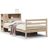 vidaXL Bed met boekenkast zonder matras massief grenenhout 90x200 cm