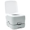 vidaXL Camping Toilet Grijs en Wit 41,5 x 36,5 x 30 cm Polyetheen