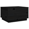 vidaXL Salontafel 60x50x35 cm massief grenenhout zwart