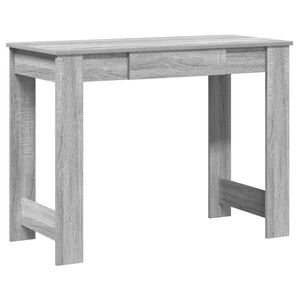 vidaXL Bureau 100x45x75 cm bewerkt hout grijs sonoma eikenkleurig