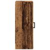 vidaXL Wandkast 34,5x34x90 cm bewerkt hout oud houtkleur