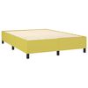 vidaXL Boxspring met matras en LED stof groen 140x190 cm
