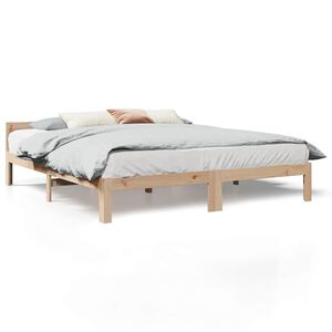 vidaXL Bedframe zonder matras massief grenenhout 160x200 cm