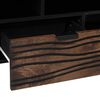 vidaXL TV Eenheden met lade Walnotenhout 105 x 33 x 46 cm Bewerkt hout