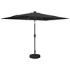 vidaXL Tuinparasol met LED-lampen en voet 200 x 300 cm Polyester
