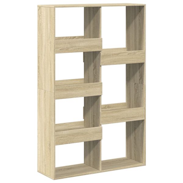 vidaXL Boekenkast 100x33x155,5 cm bewerkt hout sonoma eikenkleurig