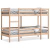 vidaXL Stapelbed massief grenenhout 80x200 cm