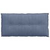 vidaXL Rugkussen Blauw 100 x 50 cm Cordstof