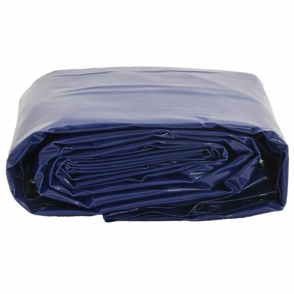 vidaXL Dekzeil 650 g/m&sup2; 1,5x2 m blauw