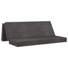 vidaXL Vouwbare Bankbed 200 x 67 x 45 cm Donkergrijs