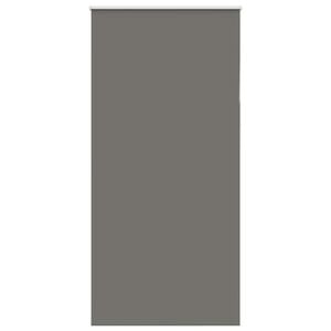 vidaXL Rolgordijn verduisterend 110x210 cm stofbreedte 105,7 cm grijs