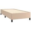 vidaXL Bedframe kunstleer cappuccinokleurig 100x200 cm