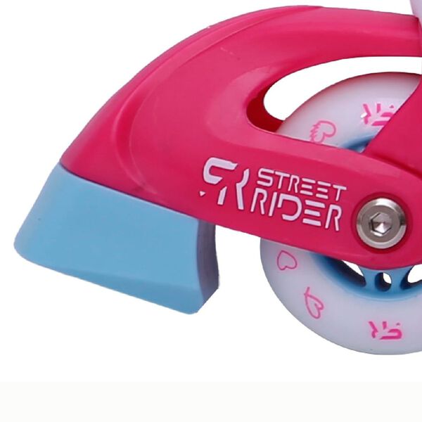 Street Rider Inlineskates verstelbaar maat 27-30 roze