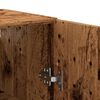 vidaXL Wandkast 69,5x34x90 cm oud houtkleurig