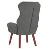 vidaXL Fauteuil Donkergrijs 69 x 74 x 93 cm Fluweel