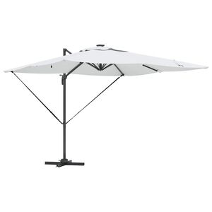 vidaXL Parasol Zand 286 x 284 x 270 cm Aluminium en Polyester