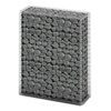 vidaXL Schanskorf met deksels 100x80x30 cm gegalvaniseerd draad