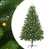 vidaXL Kerstboom met 300 LED met standaard Groen 210 cm PE