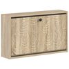 vidaXL Wandgemonteerde Schoenkast DELFT 71 x 17 x 43 cm Bewerkt hout