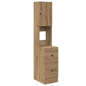 vidaXL Keukenbuffet met lade met plank Artisan Eiken 32 x 50 x 180 cm