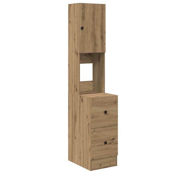 vidaXL Keukenbuffet met lade met plank Artisan Eiken 32 x 50 x 180 cm