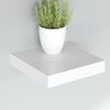 vidaXL Wandschappen zwevend 4 st 23x23,5x3,8 cm MDF wit