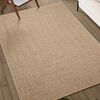 vidaXL Vloerkleed ZIZUR beige binnen en buiten 200x290 cm jute look