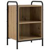 vidaXL Nachtkastje Artisanaal eiken 40 x 30 x 60 cm Bewerkt hout