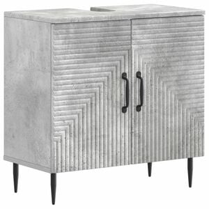 vidaXL Badkamer wastafelkast HAARLEM Betongrijs 59,5 x 31,5 x 59 cm